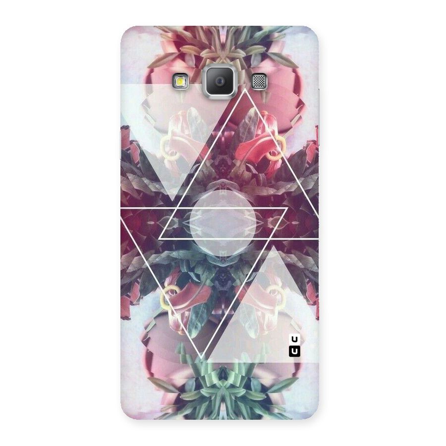 Floral Triangle Back Case for Galaxy A7