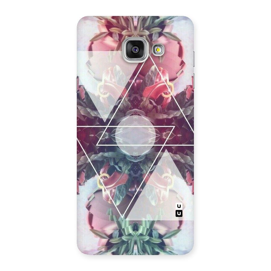 Floral Triangle Back Case for Galaxy A7 2016