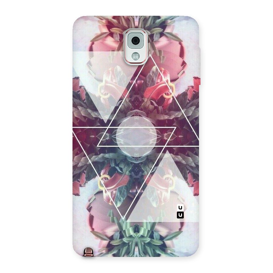 Floral Triangle Back Case for Galaxy Note 3