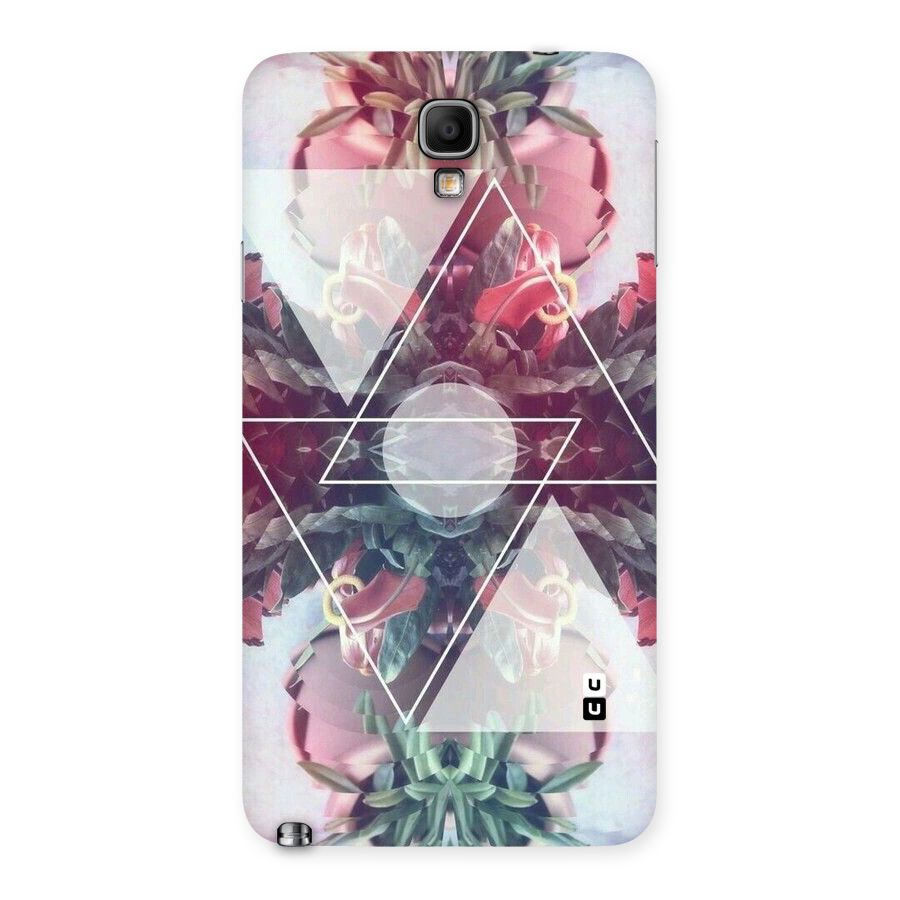 Floral Triangle Back Case for Galaxy Note 3 Neo