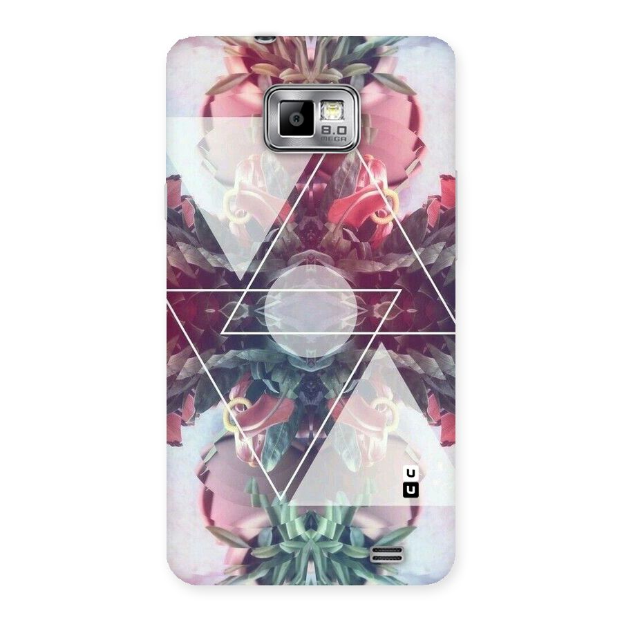 Floral Triangle Back Case for Galaxy S2