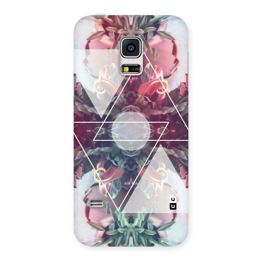 Floral Triangle Back Case for Galaxy S5 Mini