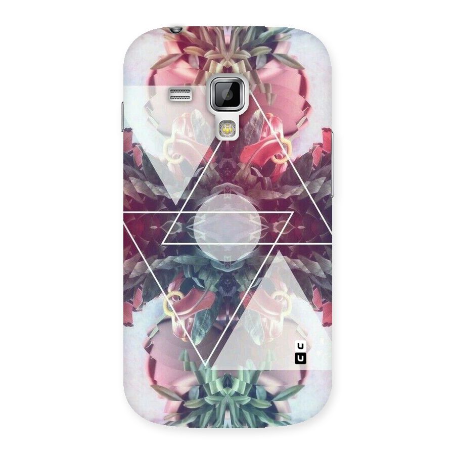 Floral Triangle Back Case for Galaxy S Duos