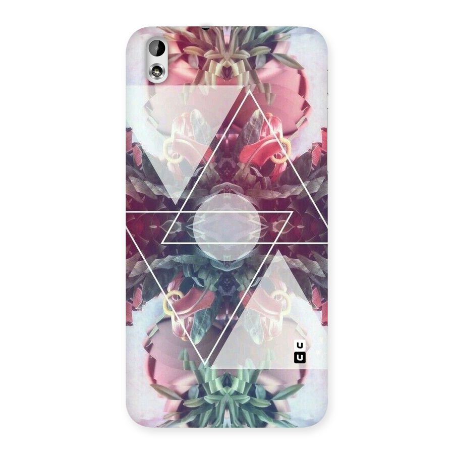 Floral Triangle Back Case for HTC Desire 816g