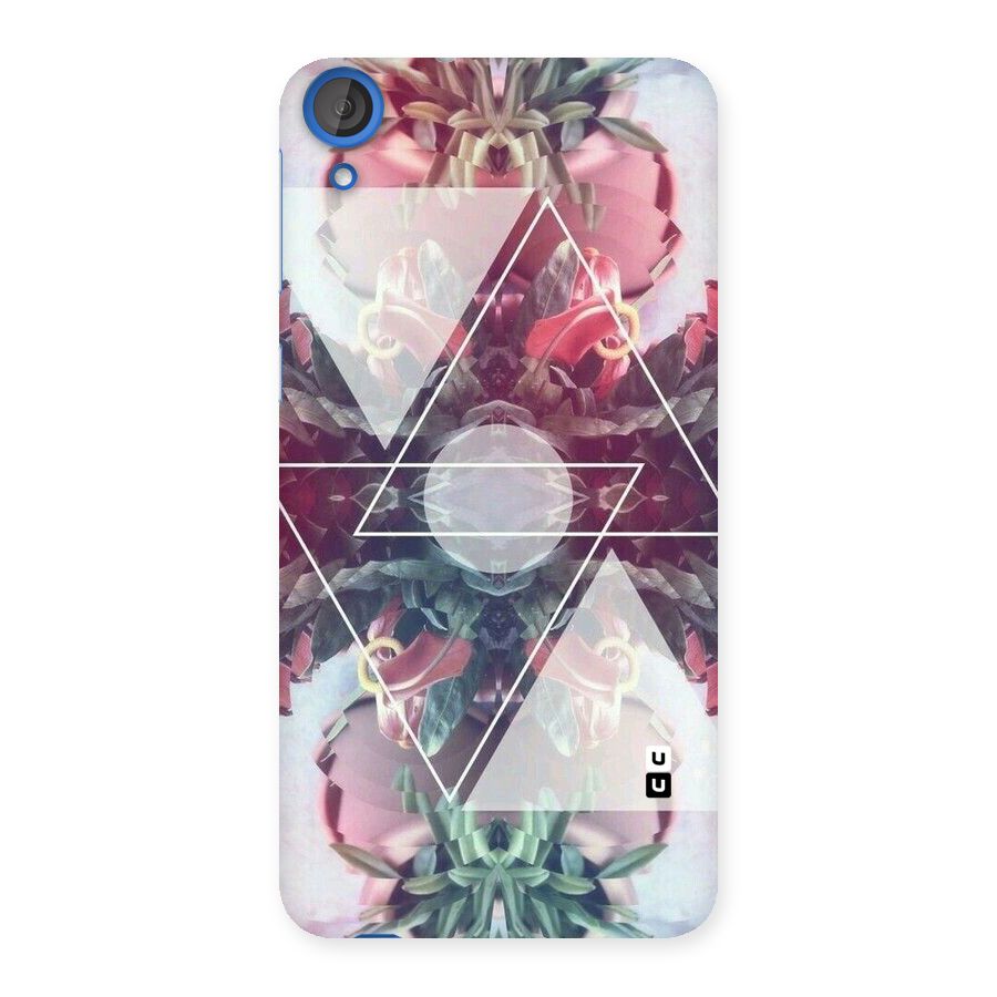 Floral Triangle Back Case for HTC Desire 820