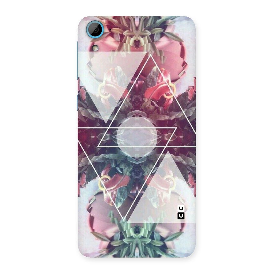 Floral Triangle Back Case for HTC Desire 826