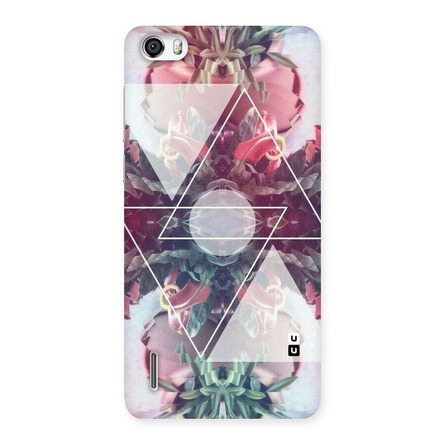 Floral Triangle Back Case for Honor 6