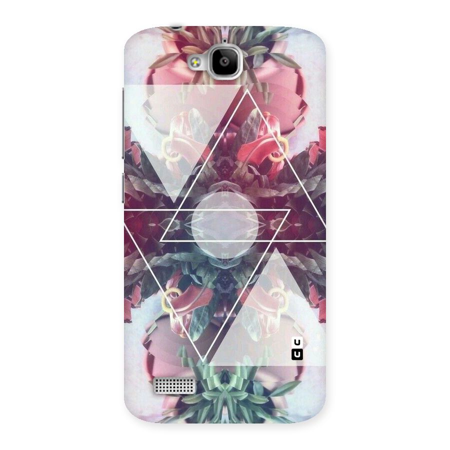 Floral Triangle Back Case for Honor Holly