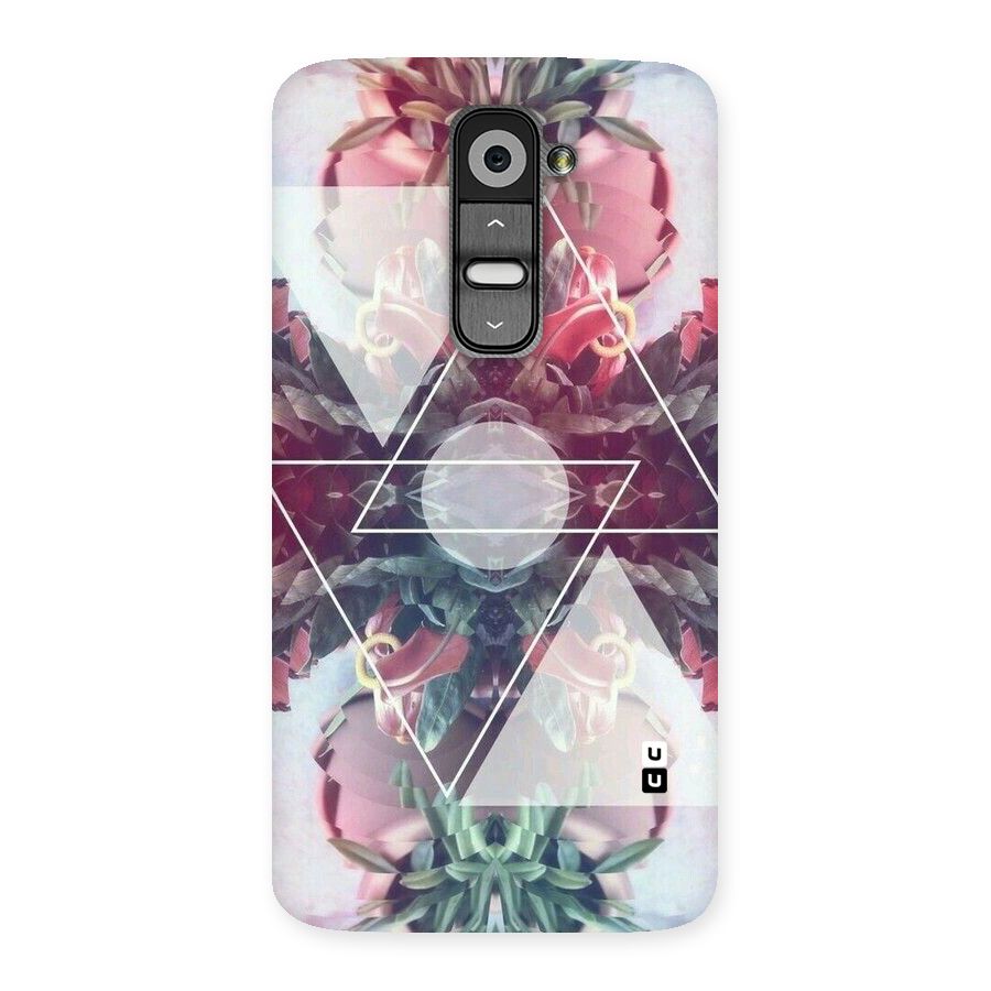 Floral Triangle Back Case for LG G2