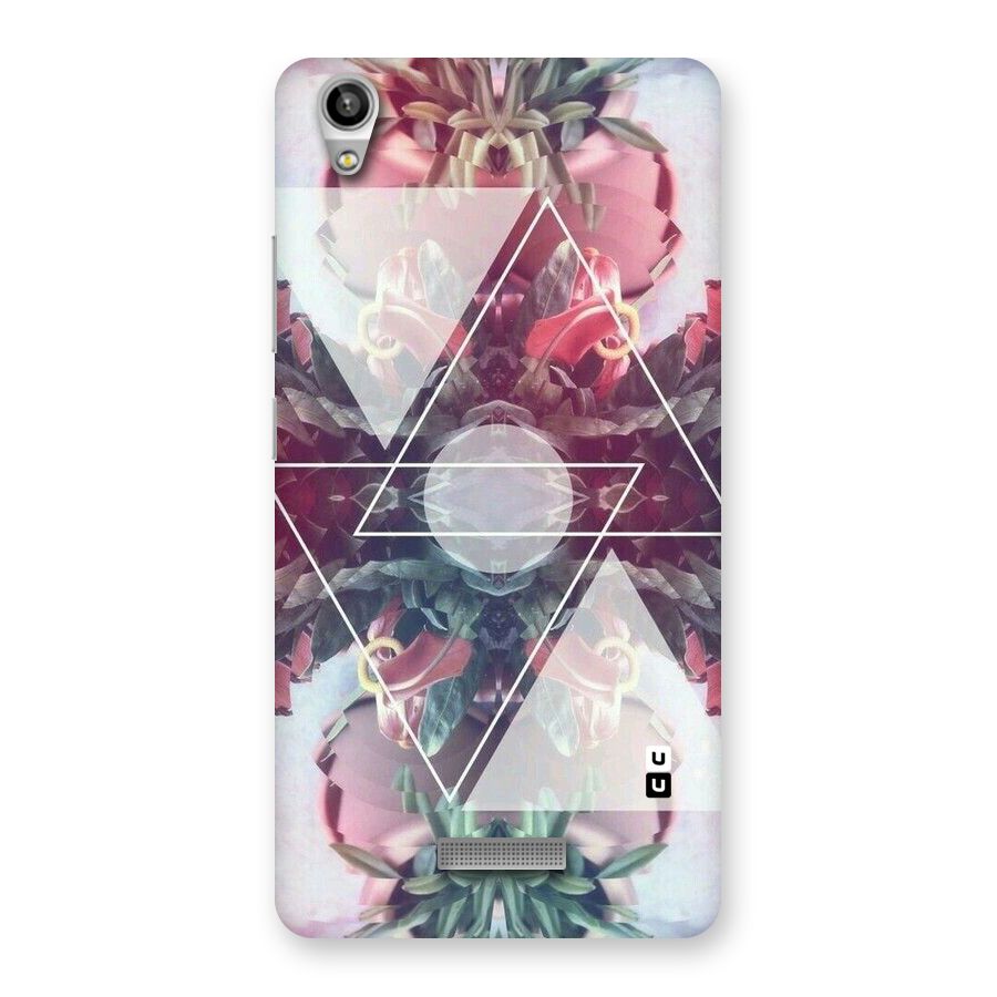 Floral Triangle Back Case for Lava-Pixel-V1