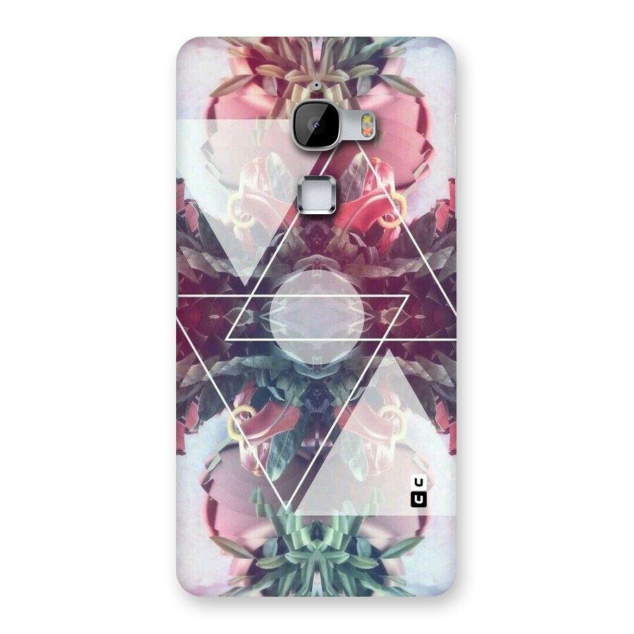 Floral Triangle Back Case for LeTv Le Max