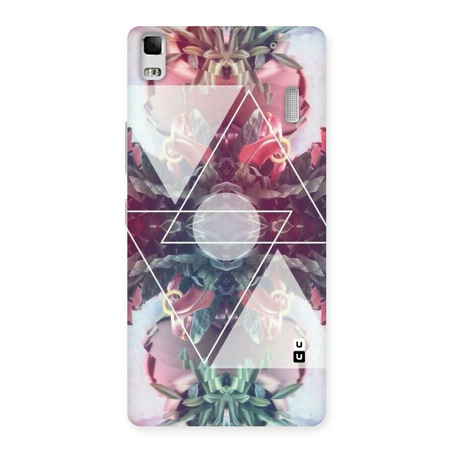 Floral Triangle Back Case for Lenovo A7000