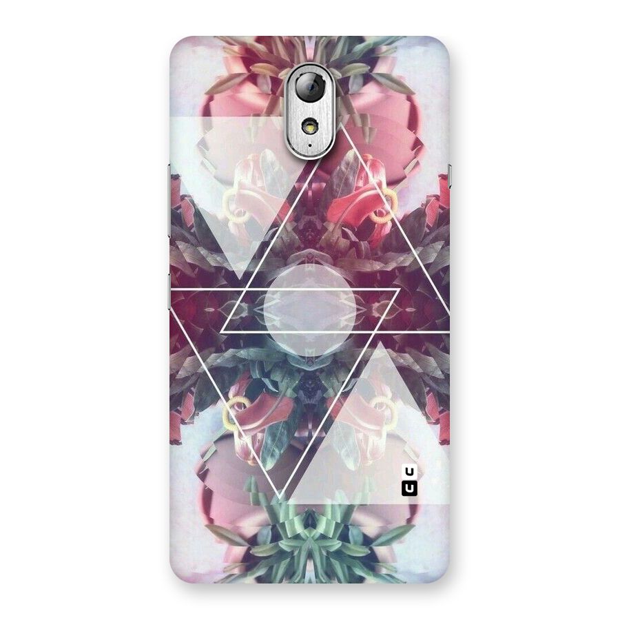 Floral Triangle Back Case for Lenovo Vibe P1M