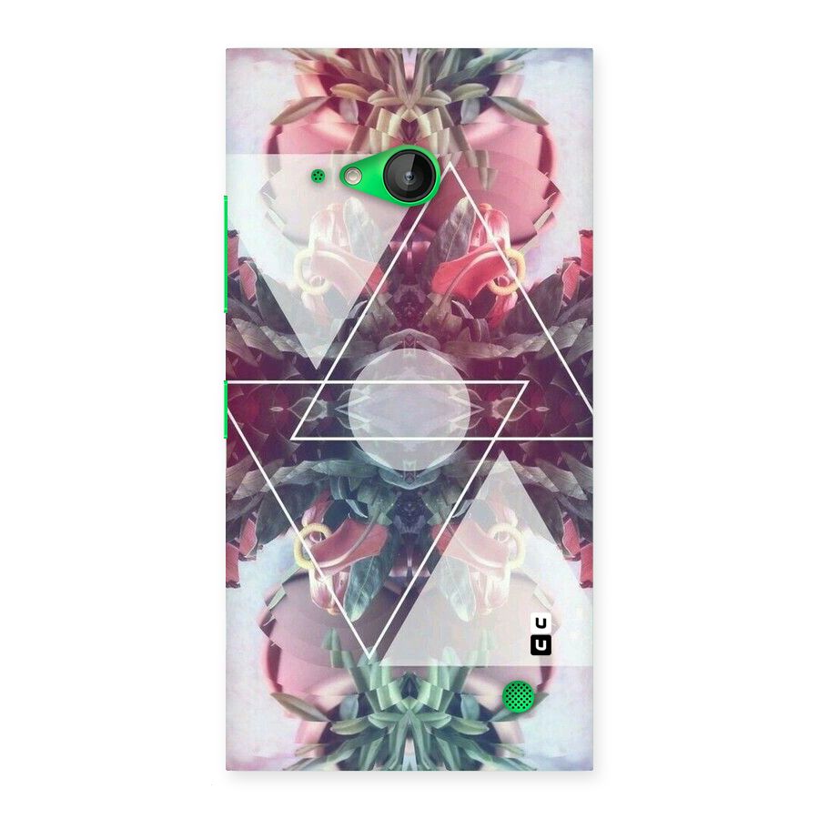 Floral Triangle Back Case for Lumia 730
