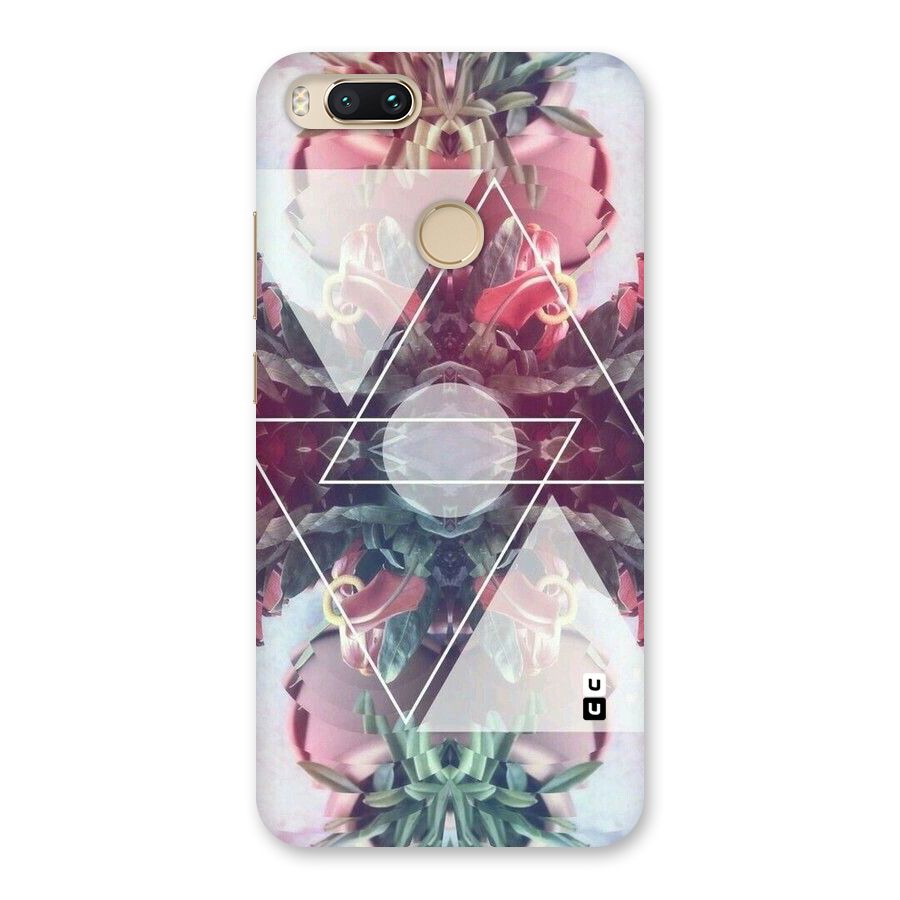 Floral Triangle Back Case for Mi A1