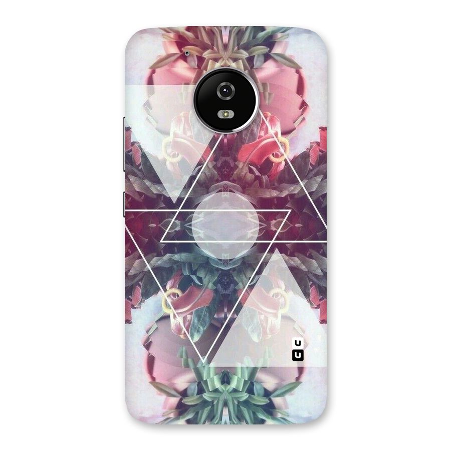 Floral Triangle Back Case for Moto G5