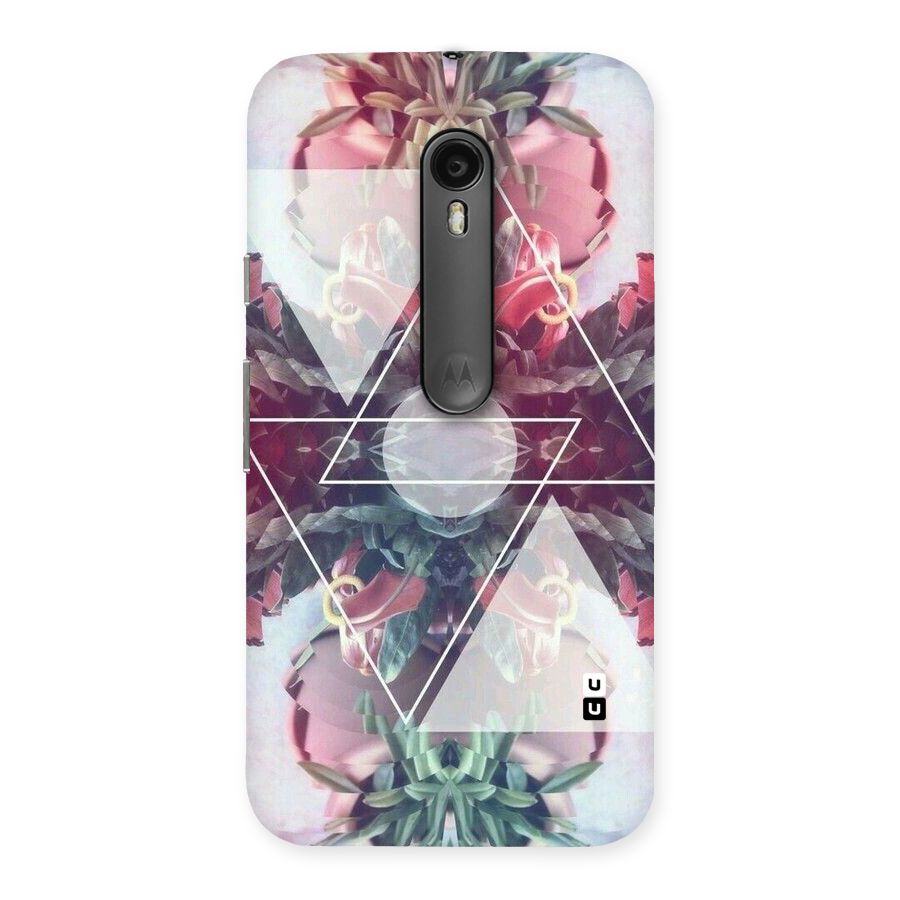 Floral Triangle Back Case for Moto G Turbo