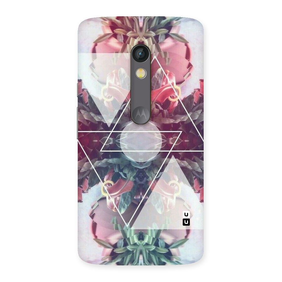 Floral Triangle Back Case for Moto X Play
