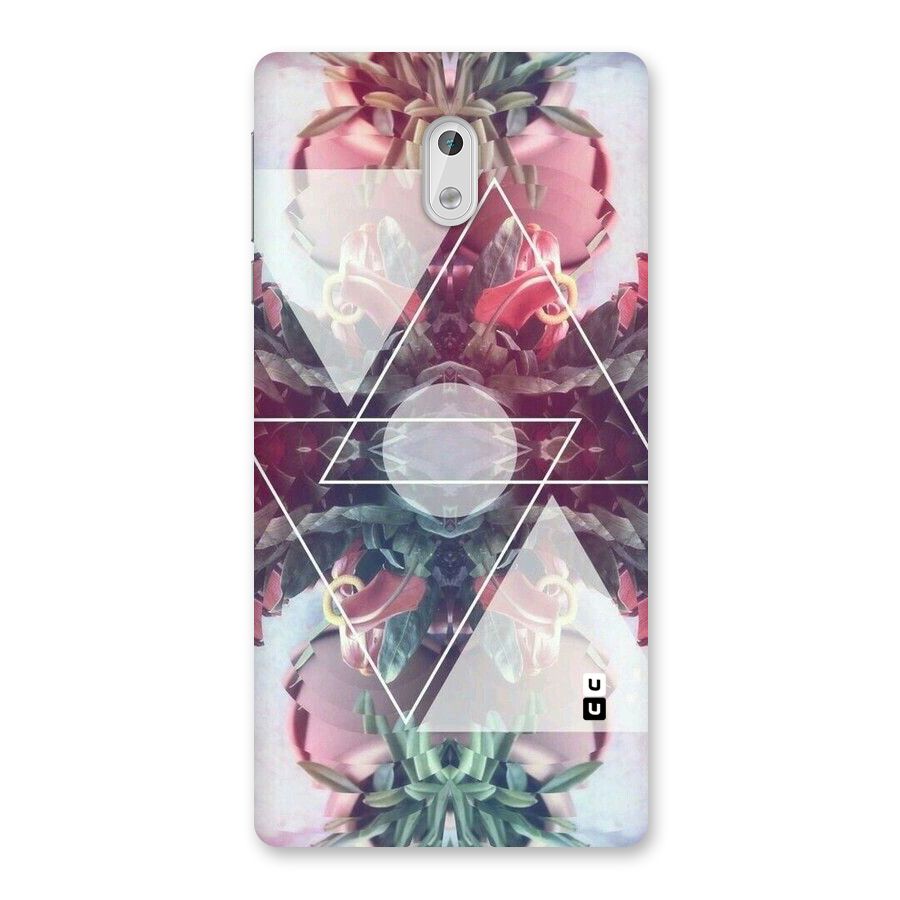 Floral Triangle Back Case for Nokia 3