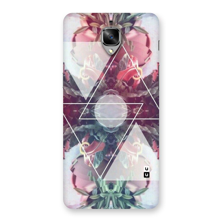 Floral Triangle Back Case for OnePlus 3T