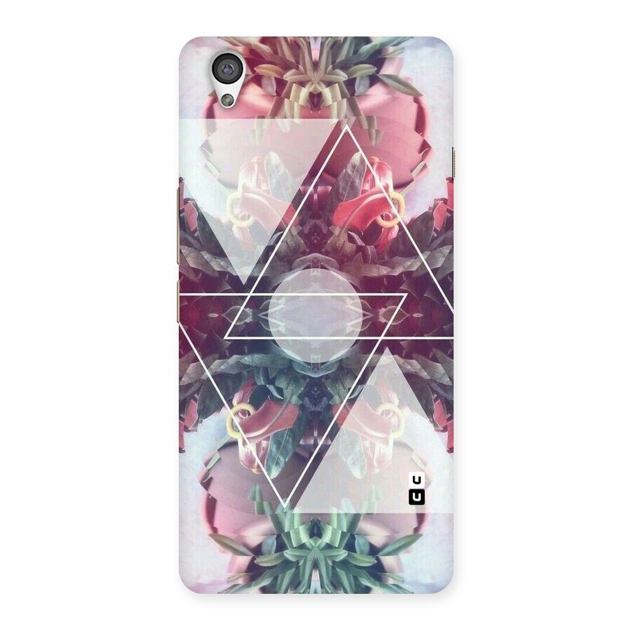 Floral Triangle Back Case for OnePlus X