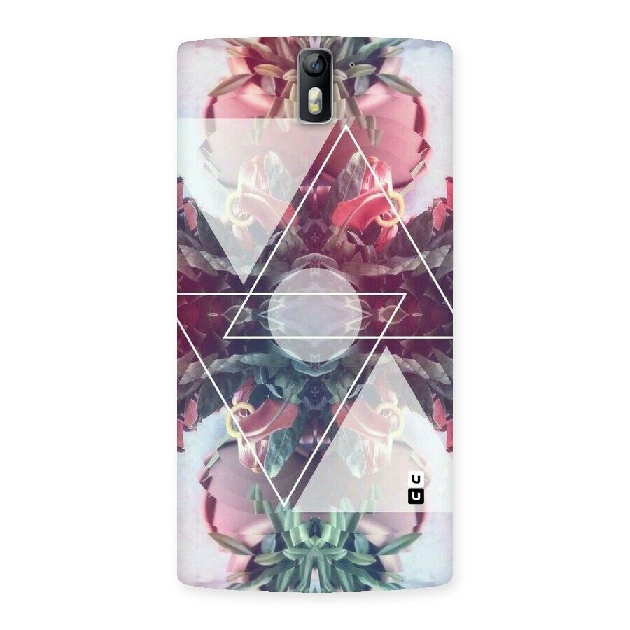 Floral Triangle Back Case for One Plus One