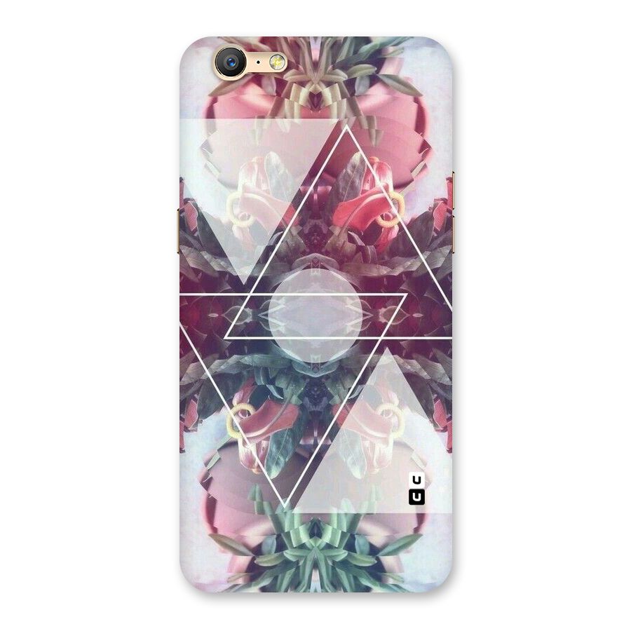 Floral Triangle Back Case for Oppo A57