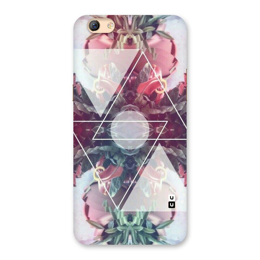 Floral Triangle Back Case for Oppo F3 Plus