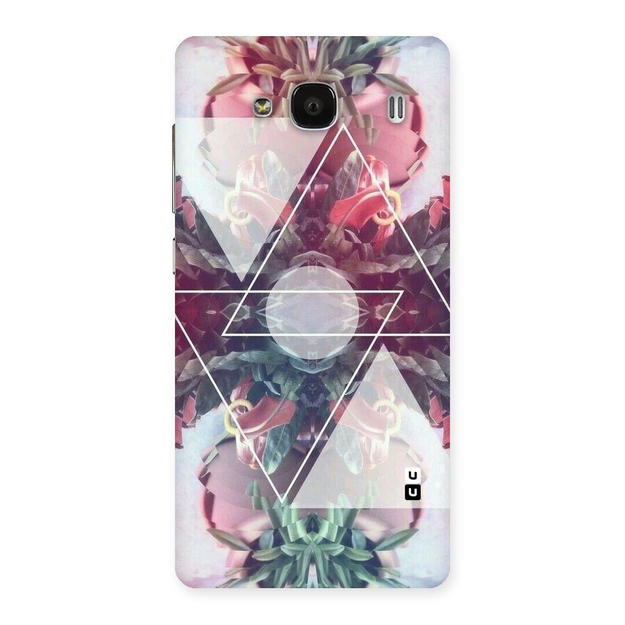 Floral Triangle Back Case for Redmi 2s