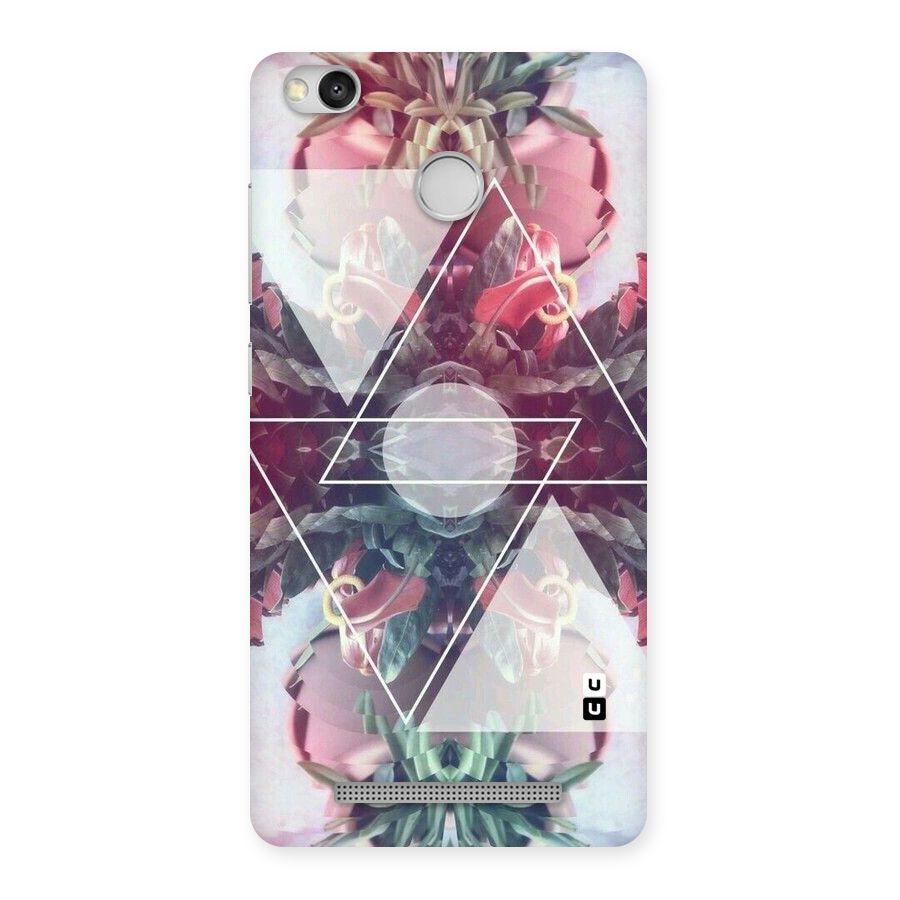 Floral Triangle Back Case for Redmi 3S Prime