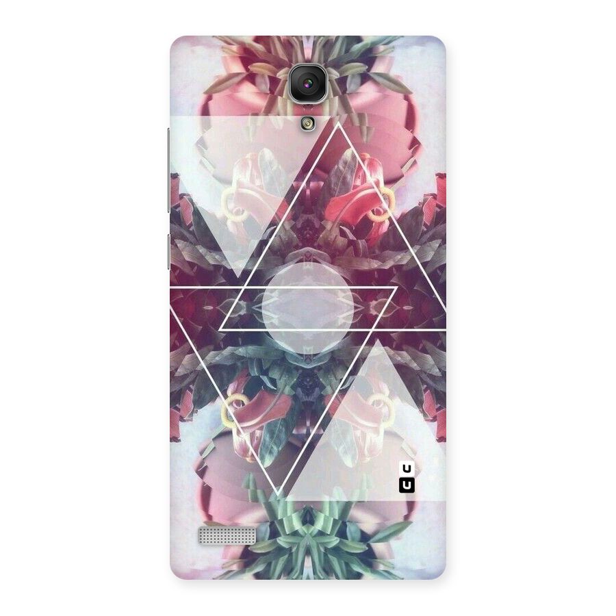 Floral Triangle Back Case for Redmi Note Prime