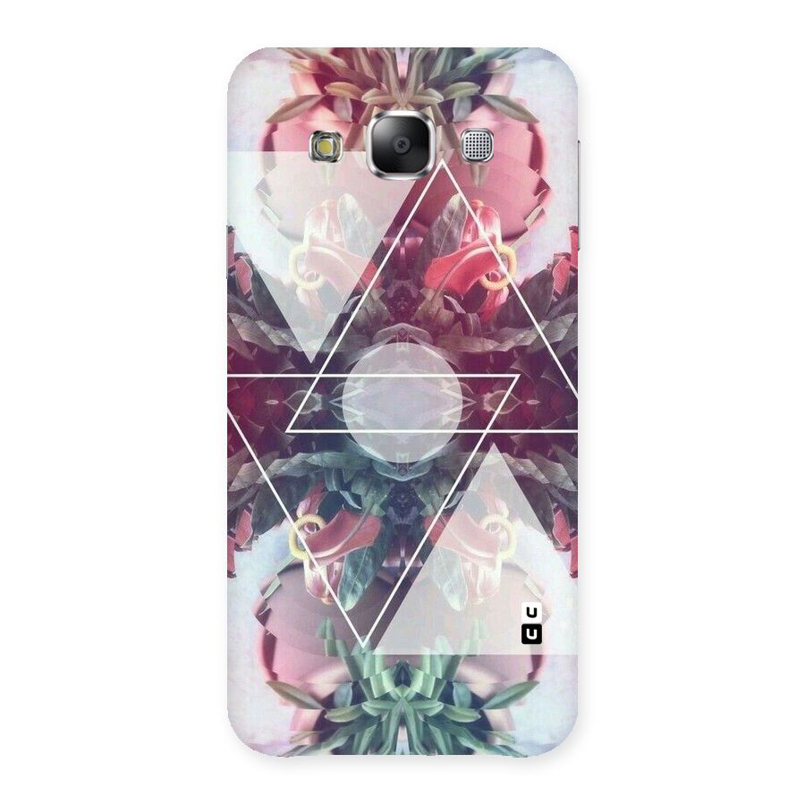 Floral Triangle Back Case for Samsung Galaxy E5