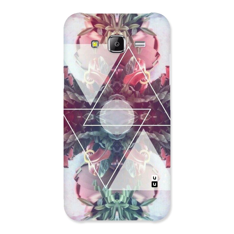 Floral Triangle Back Case for Samsung Galaxy J5