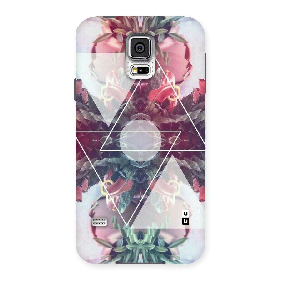 Floral Triangle Back Case for Samsung Galaxy S5