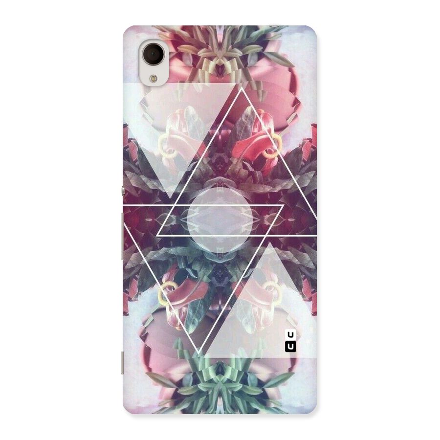 Floral Triangle Back Case for Sony Xperia M4