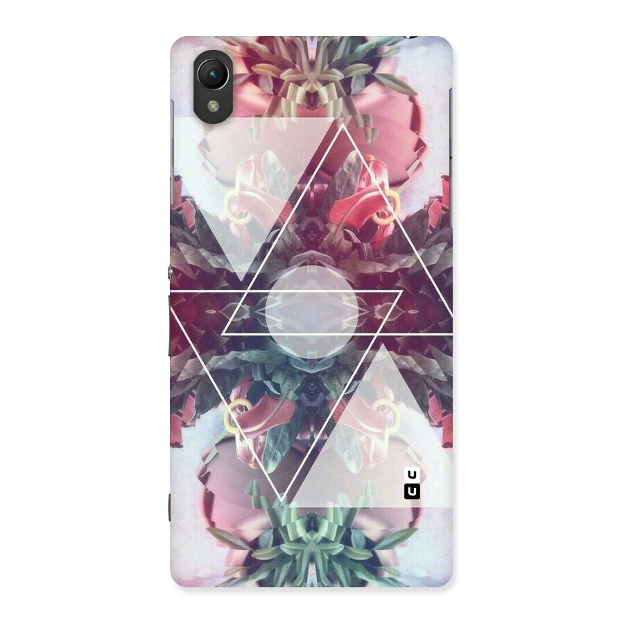 Floral Triangle Back Case for Sony Xperia Z2