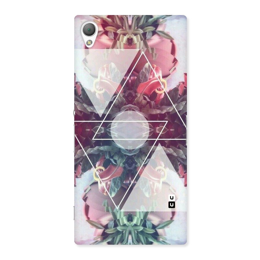 Floral Triangle Back Case for Sony Xperia Z3