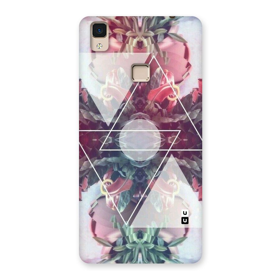 Floral Triangle Back Case for V3 Max