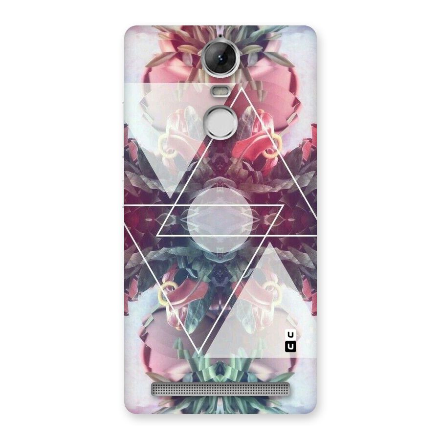 Floral Triangle Back Case for Vibe K5 Note