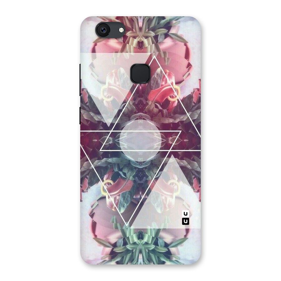 Floral Triangle Back Case for Vivo V7 Plus
