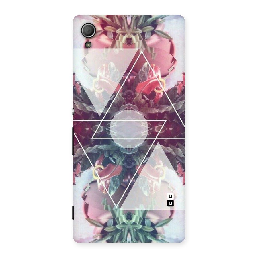 Floral Triangle Back Case for Xperia Z3 Plus