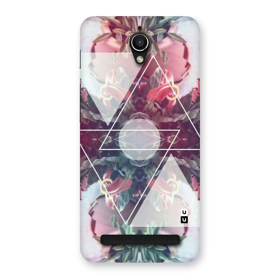Floral Triangle Back Case for Zenfone Go