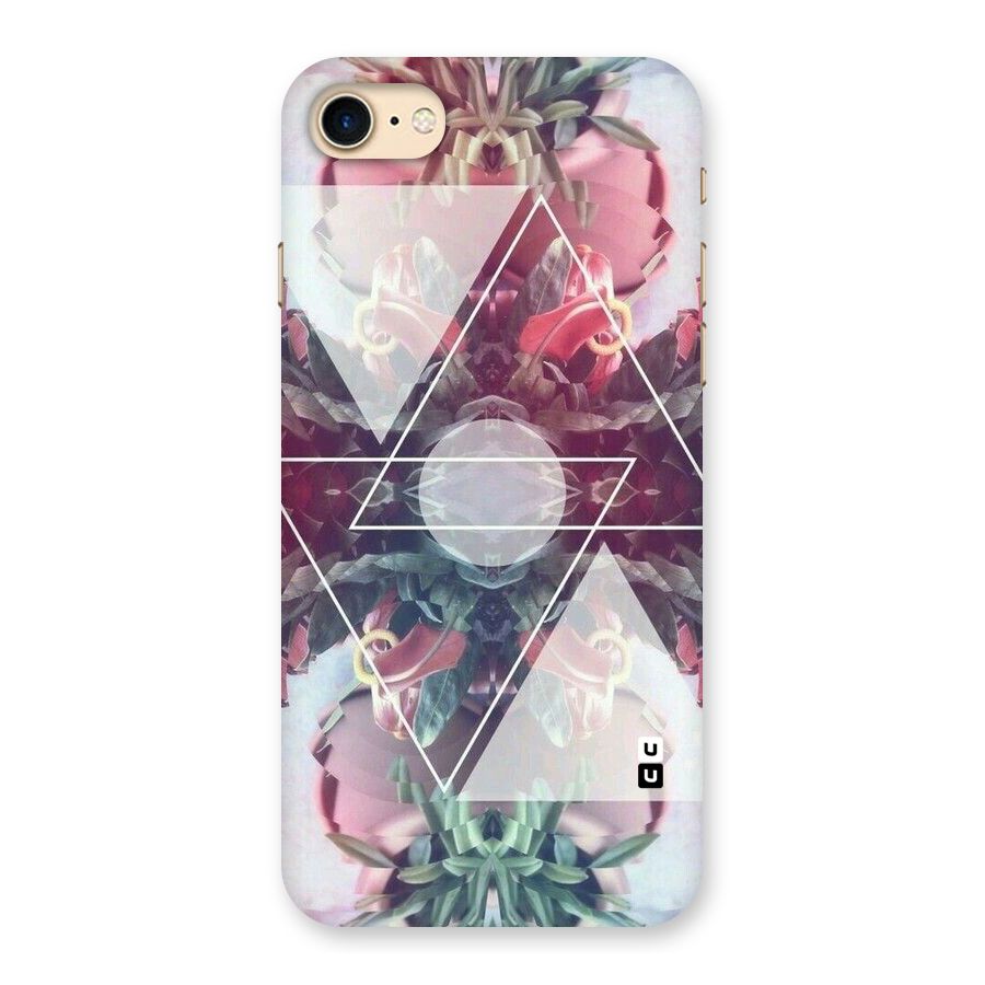 Floral Triangle Back Case for iPhone 7