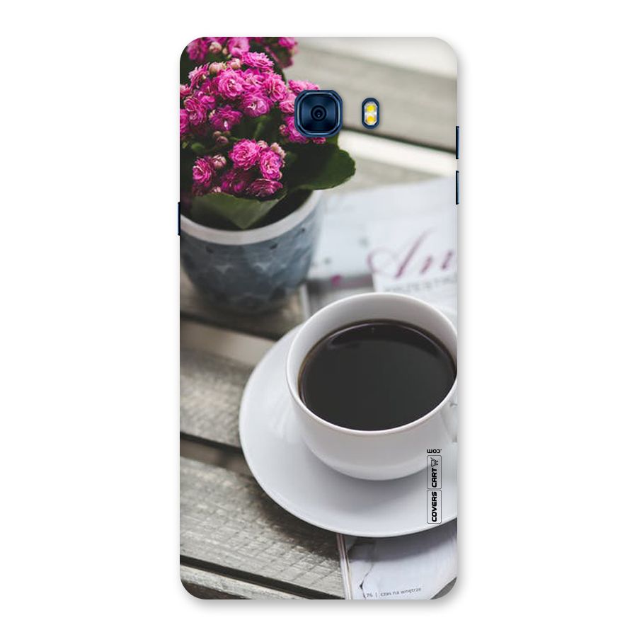 Flower And Blend Back Case for Galaxy C7 Pro