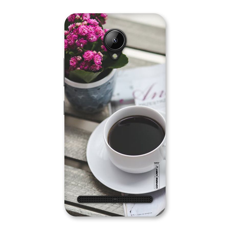 Flower And Blend Back Case for Lenovo C2