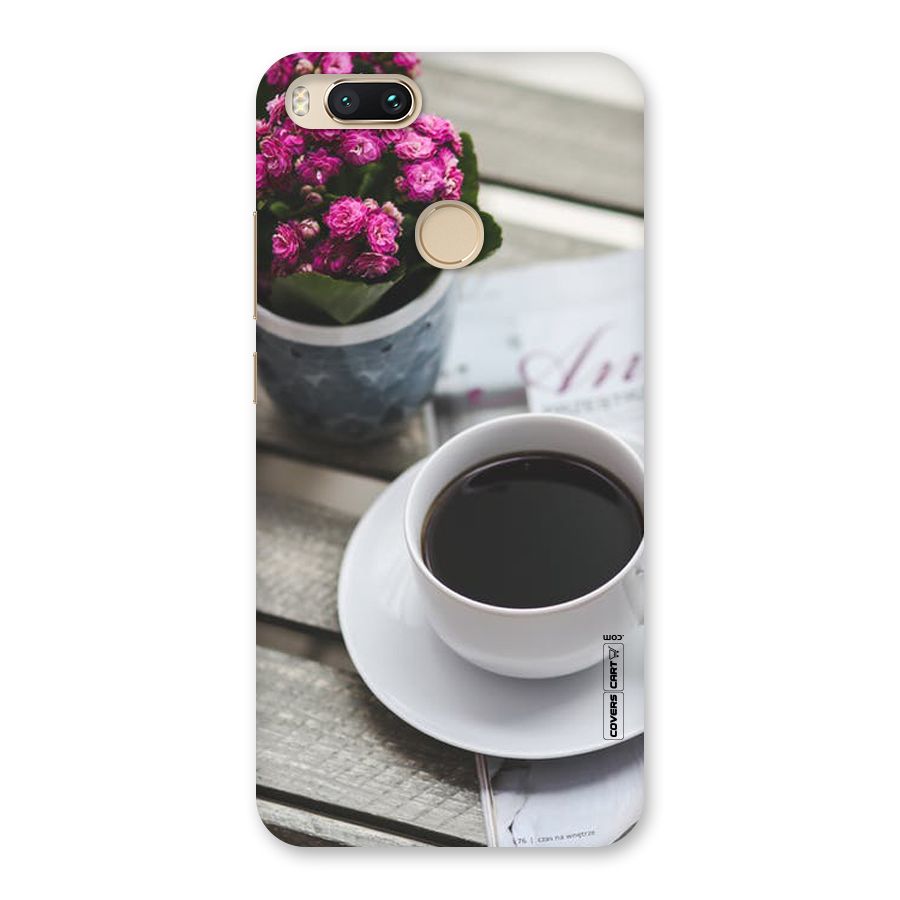 Flower And Blend Back Case for Mi A1