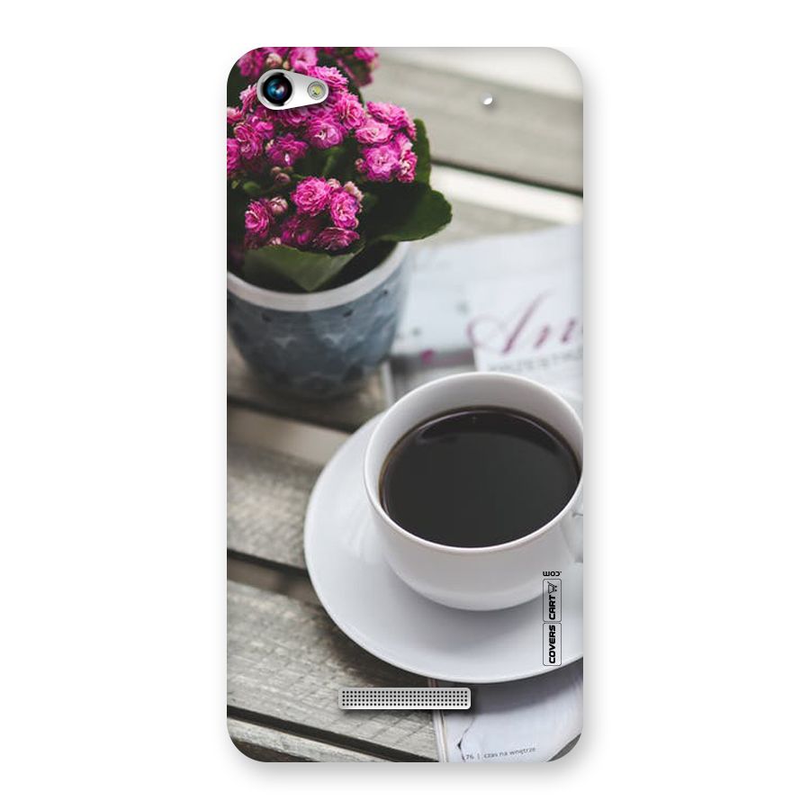Flower And Blend Back Case for Micromax Hue 2
