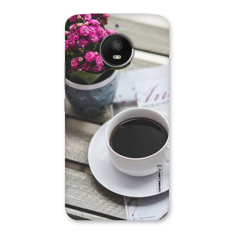 Flower And Blend Back Case for Moto E4 Plus