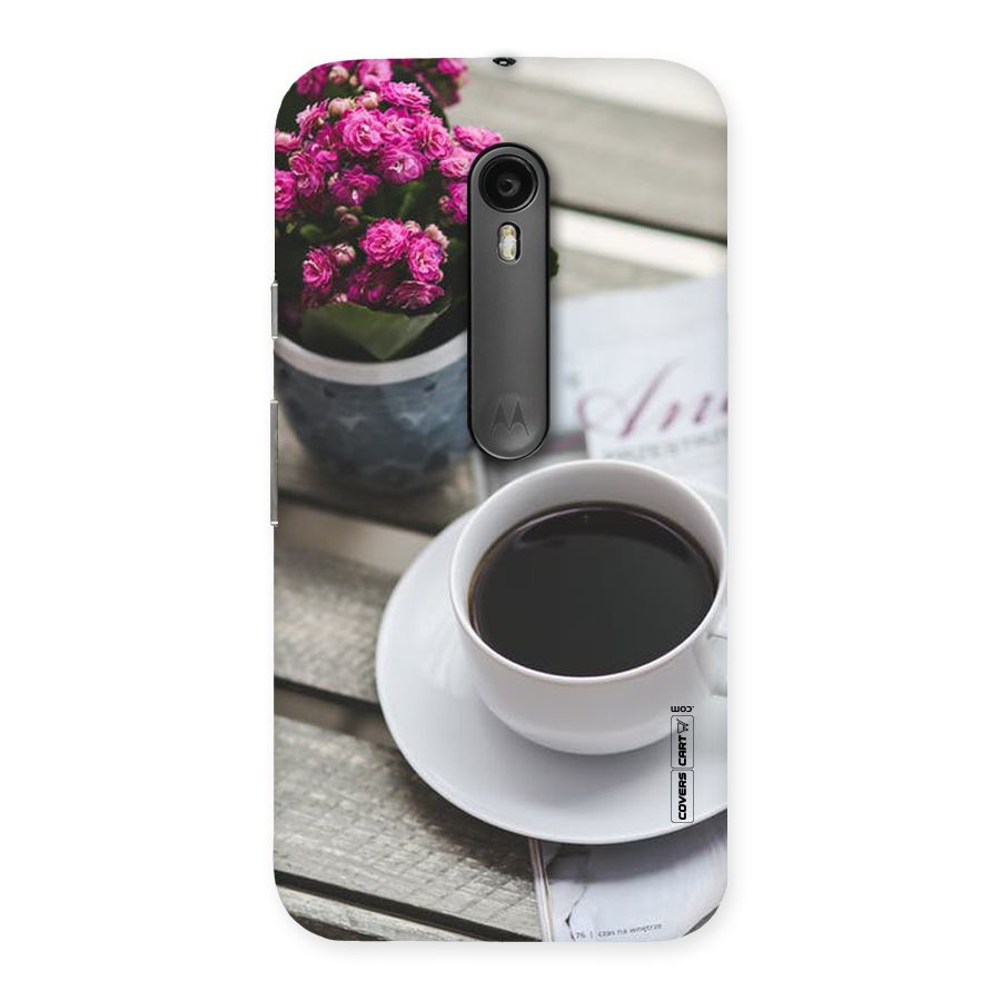 Flower And Blend Back Case for Moto G3