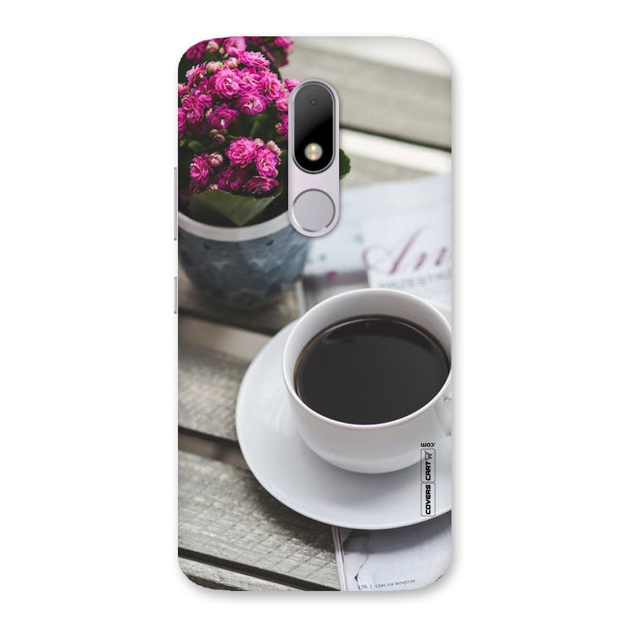 Flower And Blend Back Case for Moto M